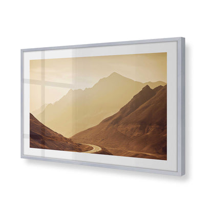 [Color:Polished Chrome] Picture of art in a Polished Chrome frame of the corner