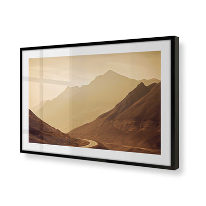 [Color:Satin Black] Picture of art in a Satin Black frame of the corner