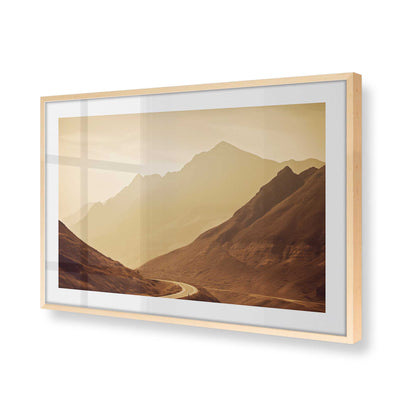 [Color:Raw Maple] Picture of art in a Raw Maple frame of the corner