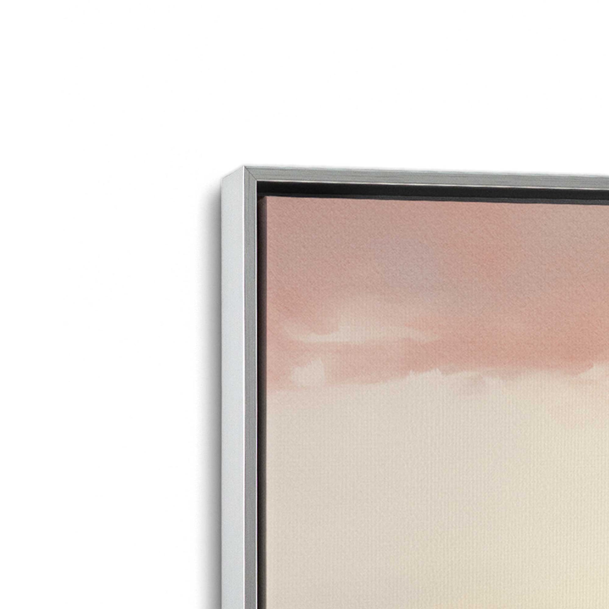 [Color:Polished Chrome] Picture of art in a Polished Chrome frame at an angle