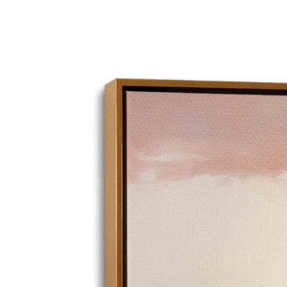 [Color:Polished Gold] Picture of art in a Polished Gold frame at an angle