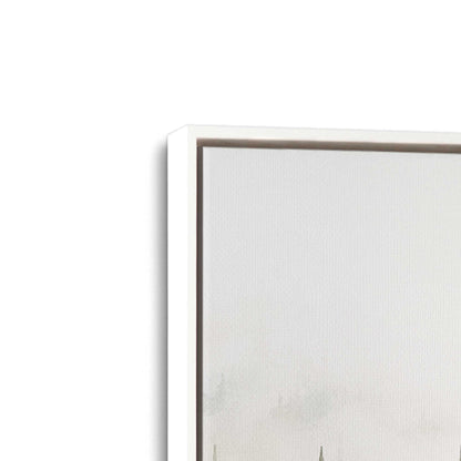 [Color:Opaque White] Picture of art in a White frame at an angle