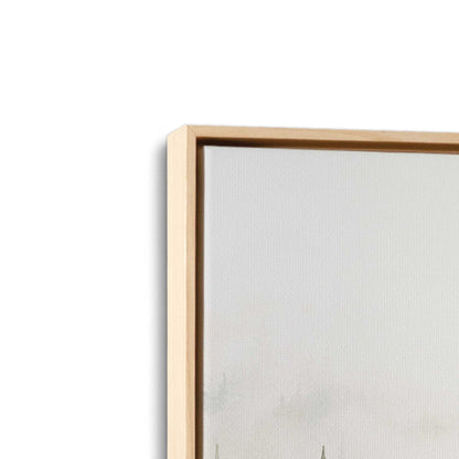 [Color:American Maple] Picture of art in a American Maple frame at an angle