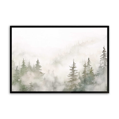 [Color:Satin Black], Picture of art in a Satin Black frame