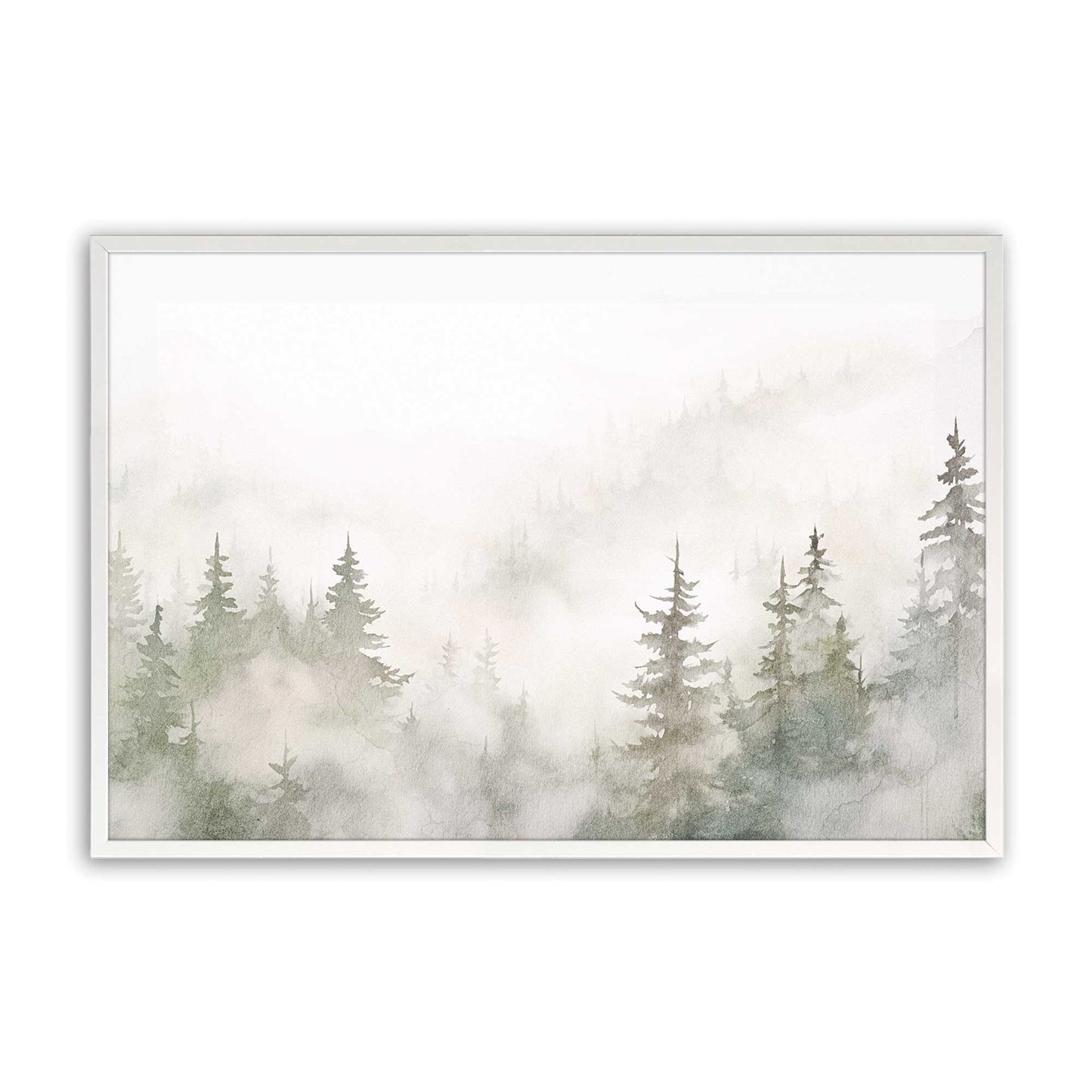 [Color:Opaque White] Picture of art in a Opaque White frame