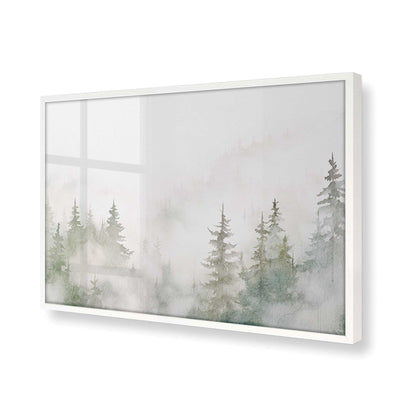 [Color:Opaque White] Picture of art in a Opaque White frame of the corner