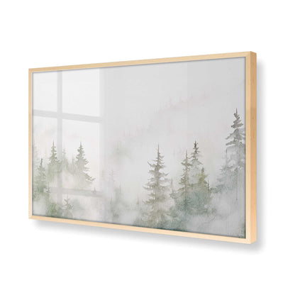 [Color:Raw Maple] Picture of art in a Raw Maple frame of the corner