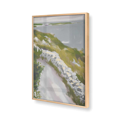 [Color:Raw Maple] Picture of art in a Raw Maple frame of the corner