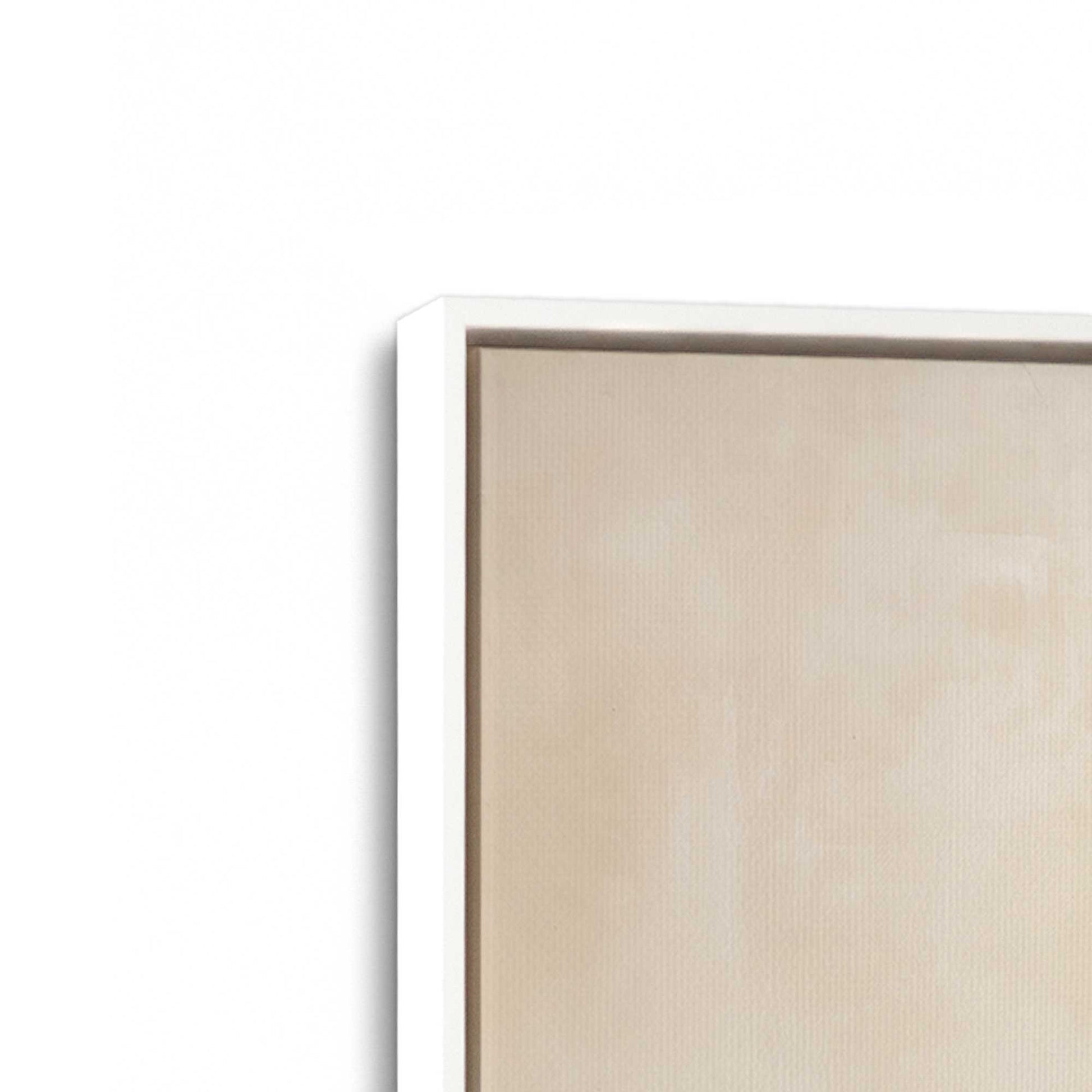 [Color:Opaque White] Picture of art in a White frame at an angle