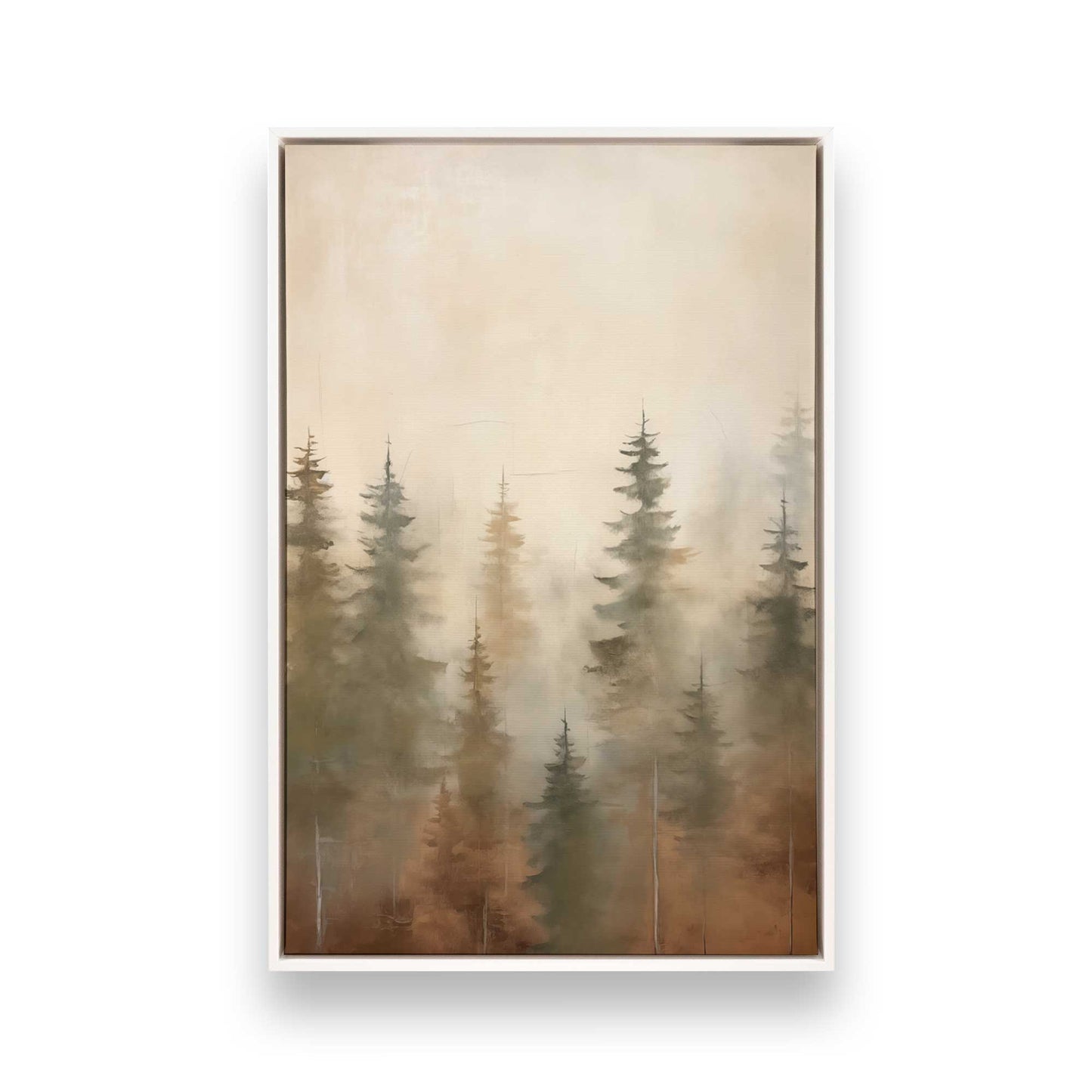 [Color:Opaque White] Picture of art in a White frame