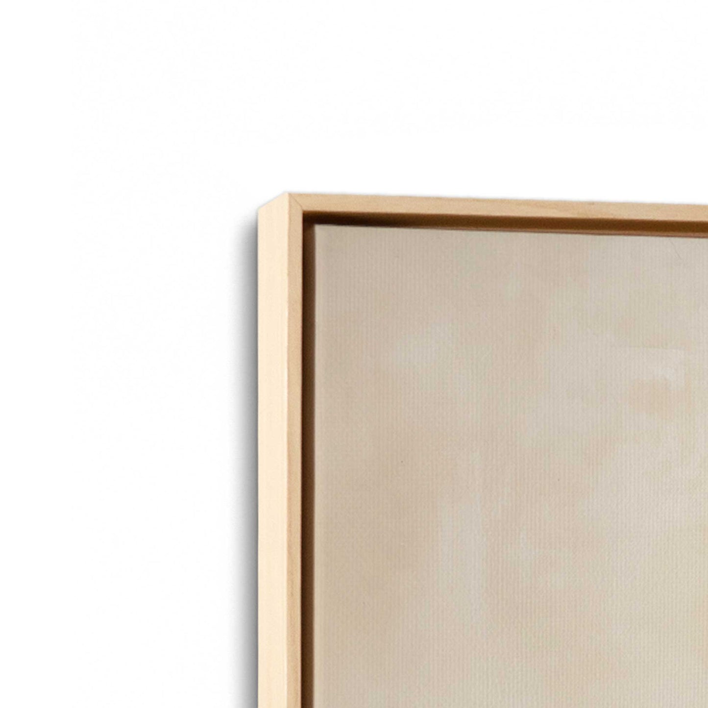 [Color:American Maple] Picture of art in a American Maple frame at an angle