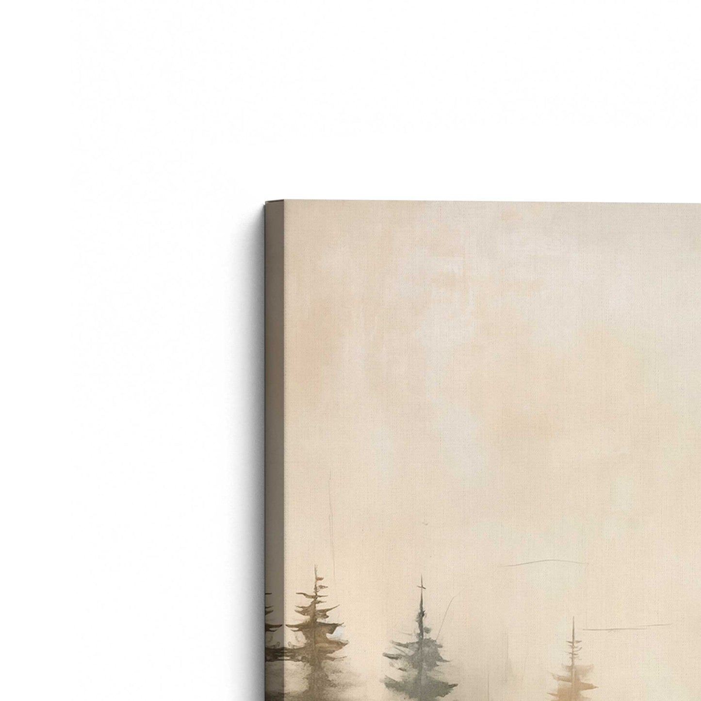 [Color:Stretched Canvas], Picture of the corner of the art