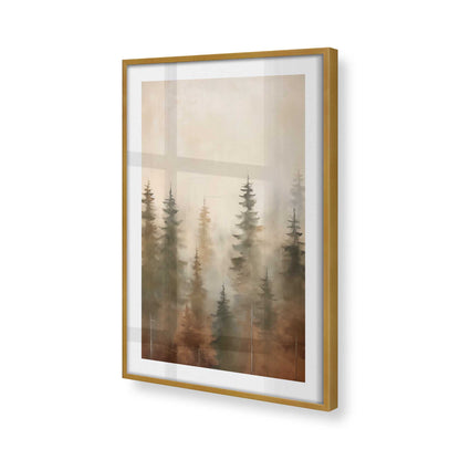 [Color:Polished Gold] Picture of art in a Polished Gold frame of the corner