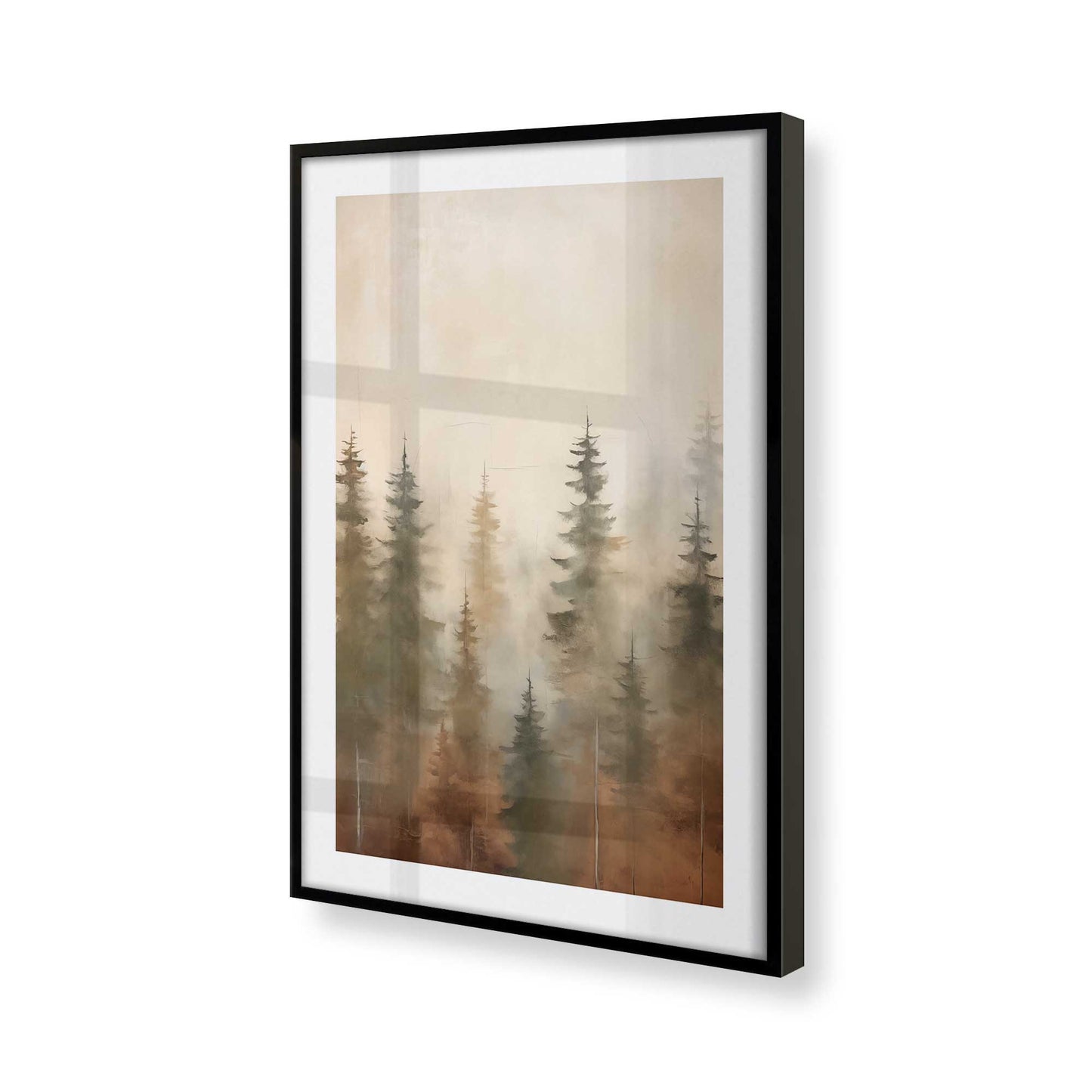 [Color:Satin Black] Picture of art in a Satin Black frame of the corner