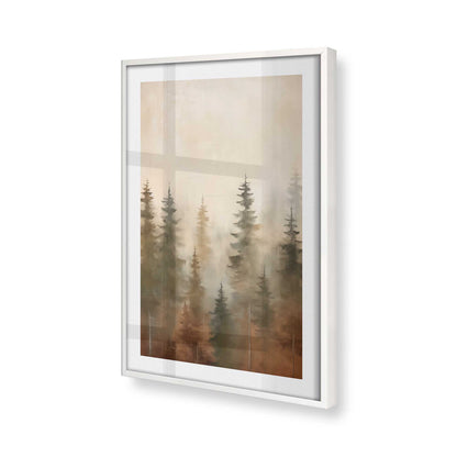 [Color:Opaque White] Picture of art in a Opaque White frame of the corner