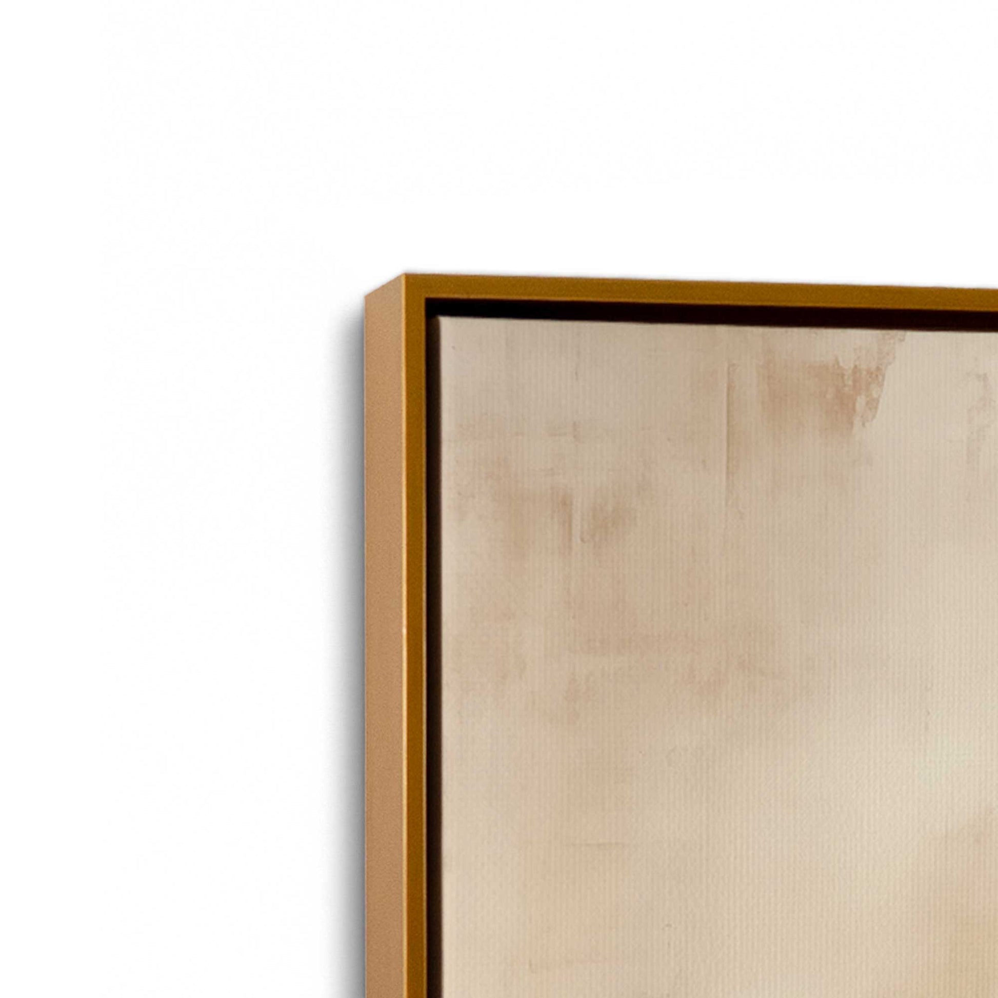 [Color:Polished Gold] Picture of art in a Polished Gold frame at an angle