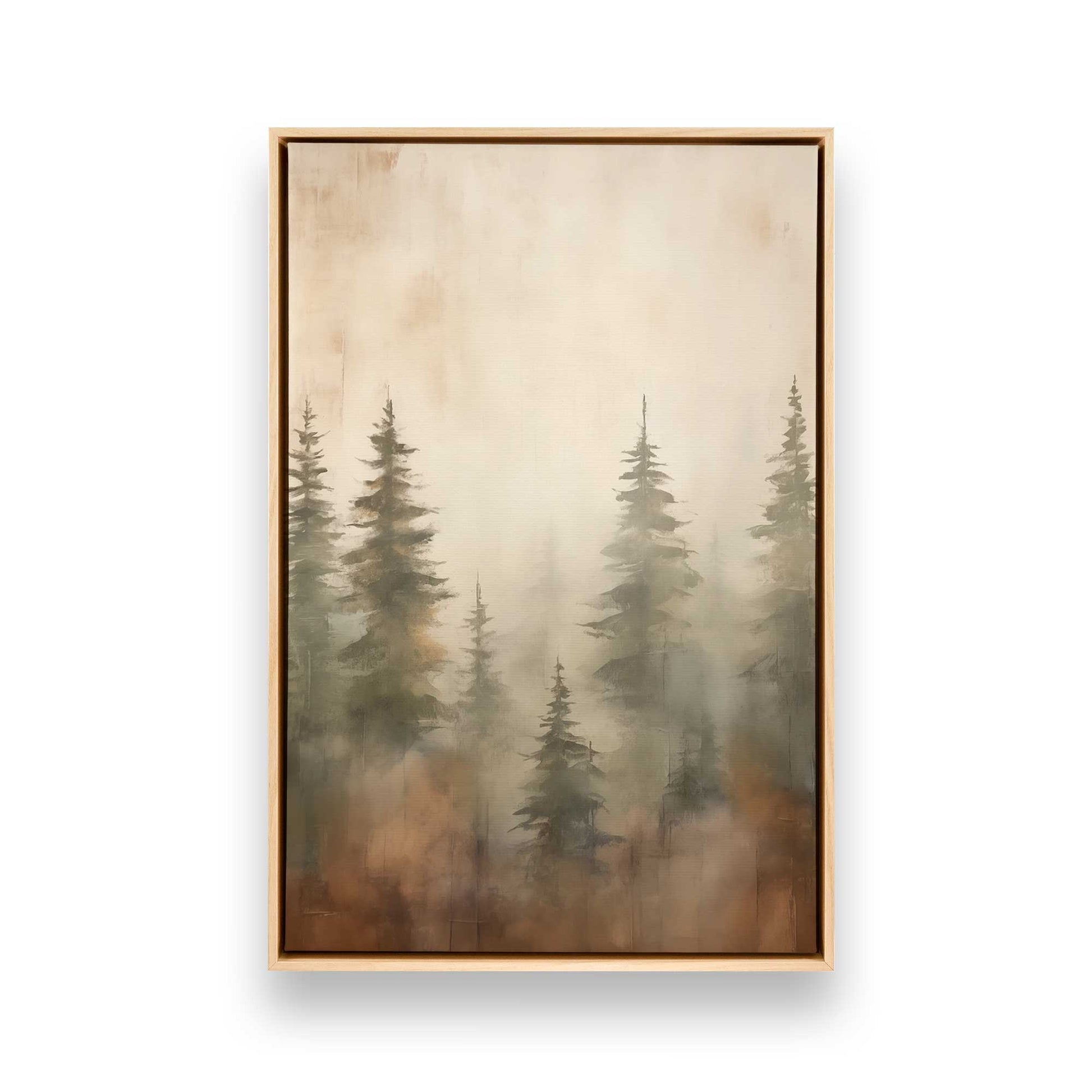 [Color:American Maple] Picture of art in a American Maple frame