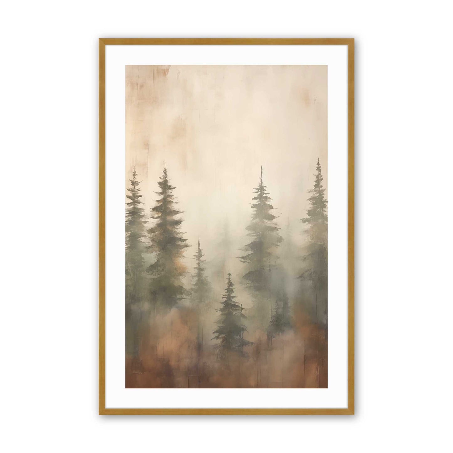 [Color:Polished Gold] Picture of art in a Polished Gold frame