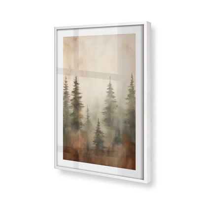 [Color:Opaque White] Picture of art in a Opaque White frame of the corner