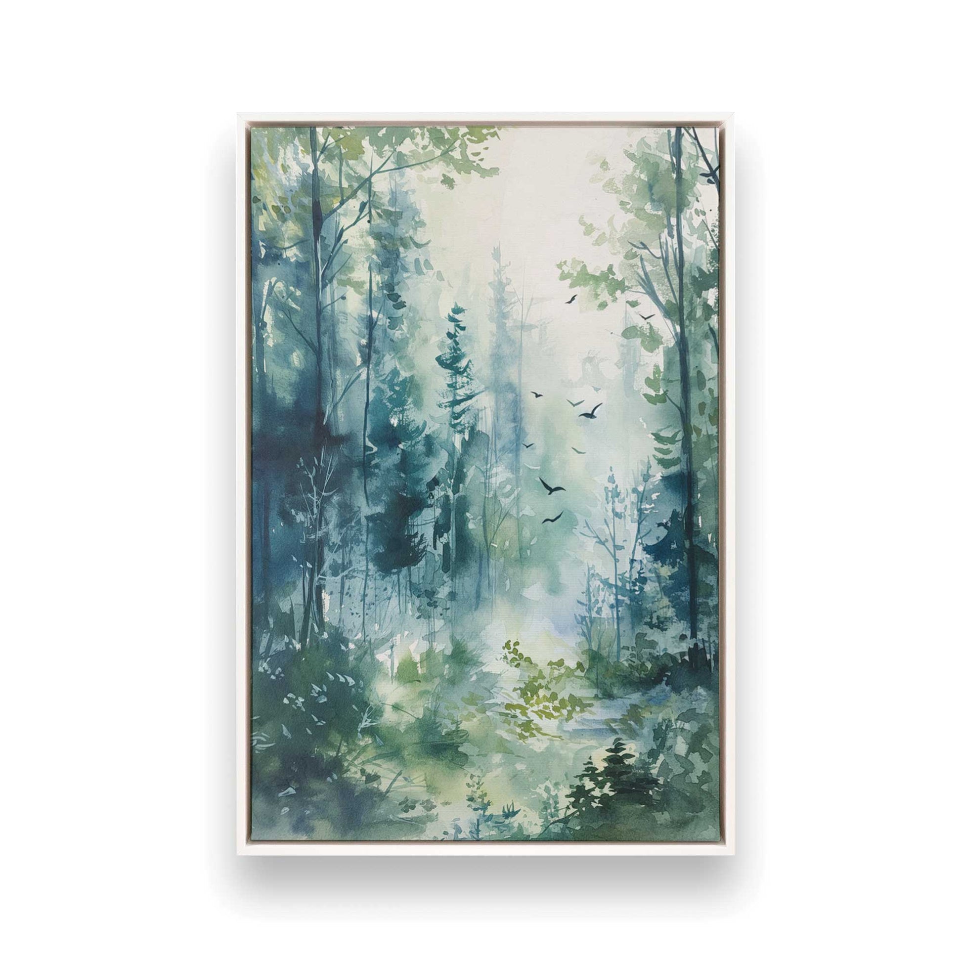 [Color:Opaque White] Picture of art in a White frame