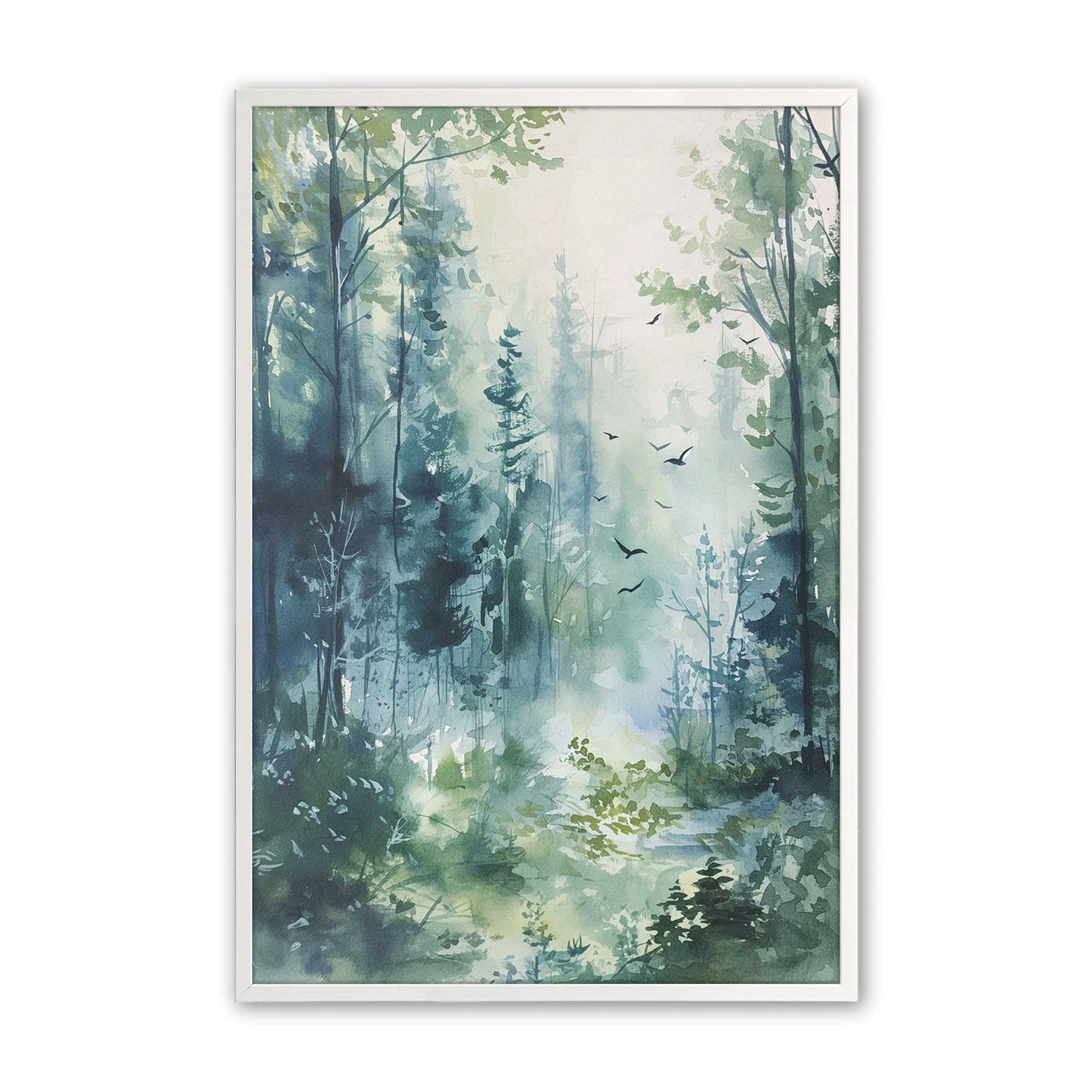 [Color:Opaque White] Picture of art in a Opaque White frame