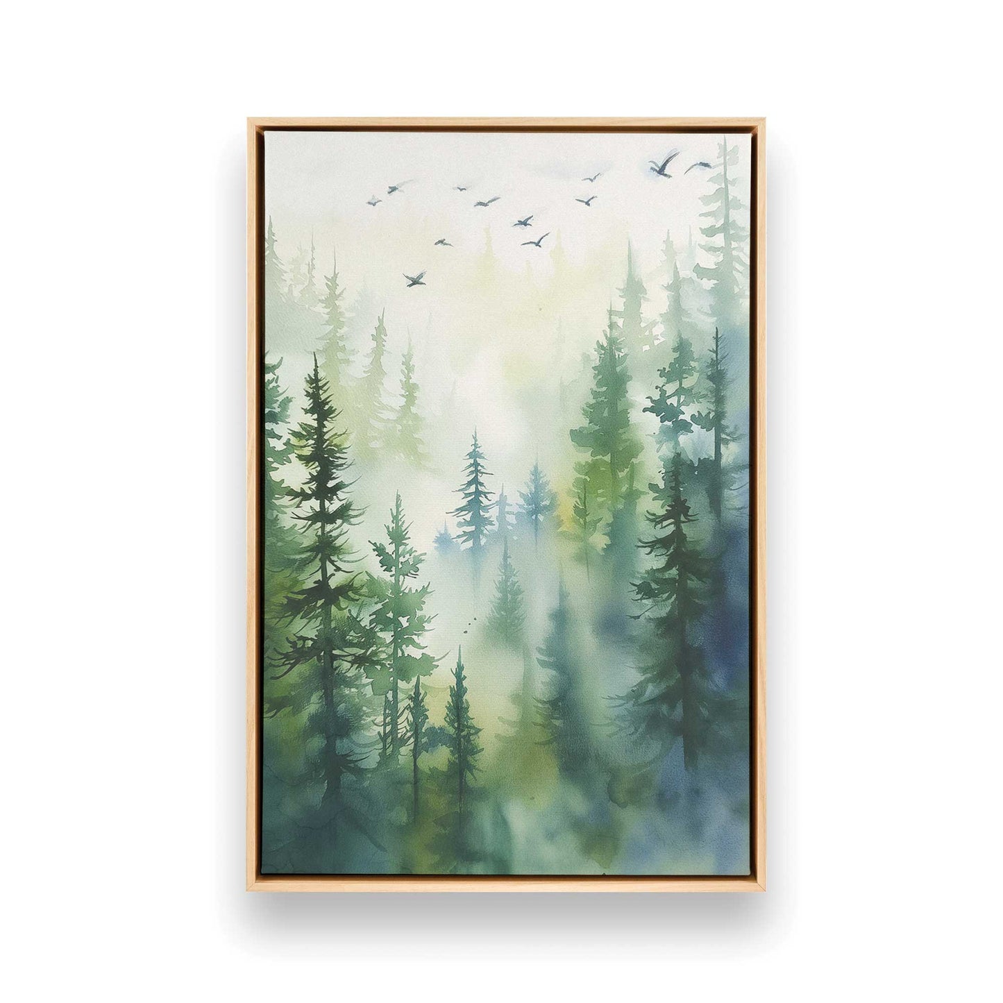 [Color:American Maple] Picture of art in a American Maple frame