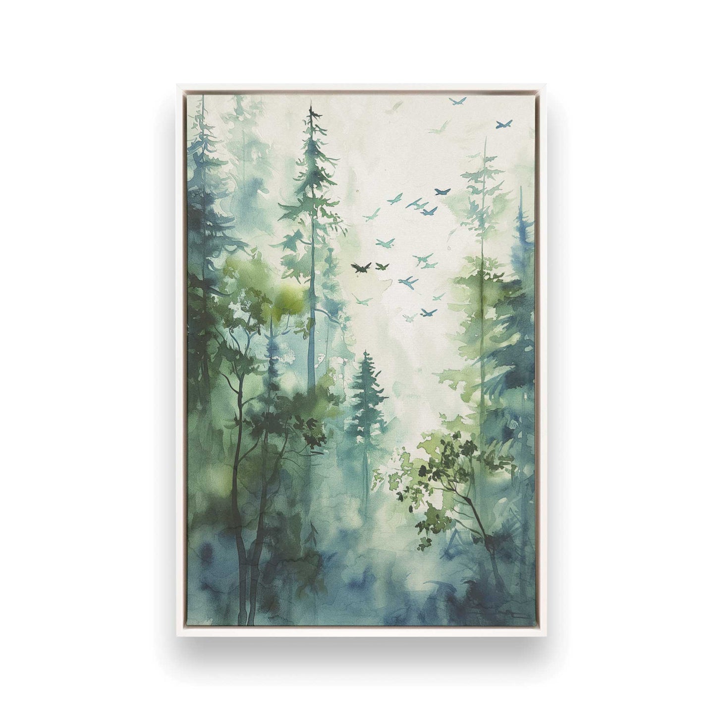 [Color:Opaque White] Picture of art in a White frame