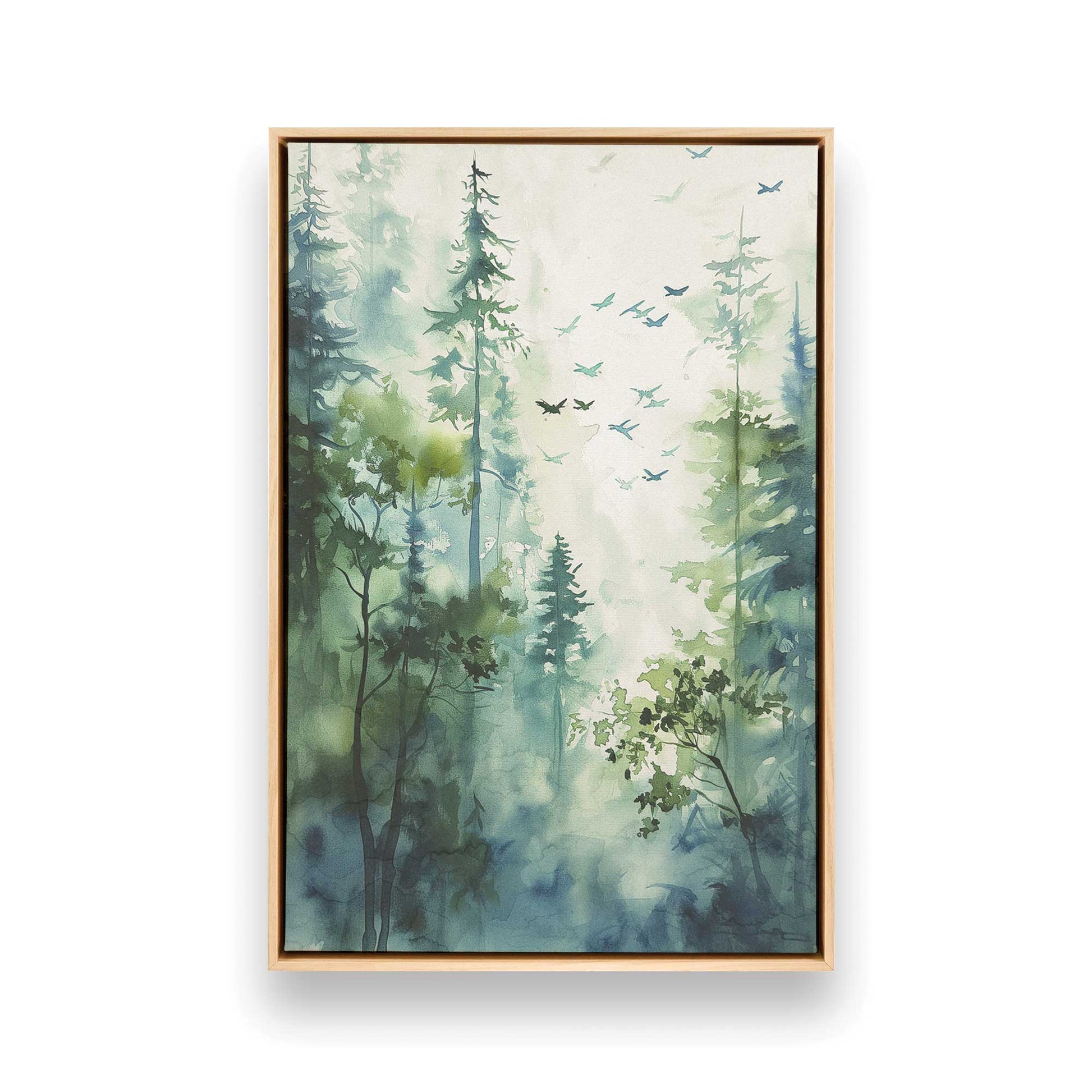 [Color:American Maple] Picture of art in a American Maple frame