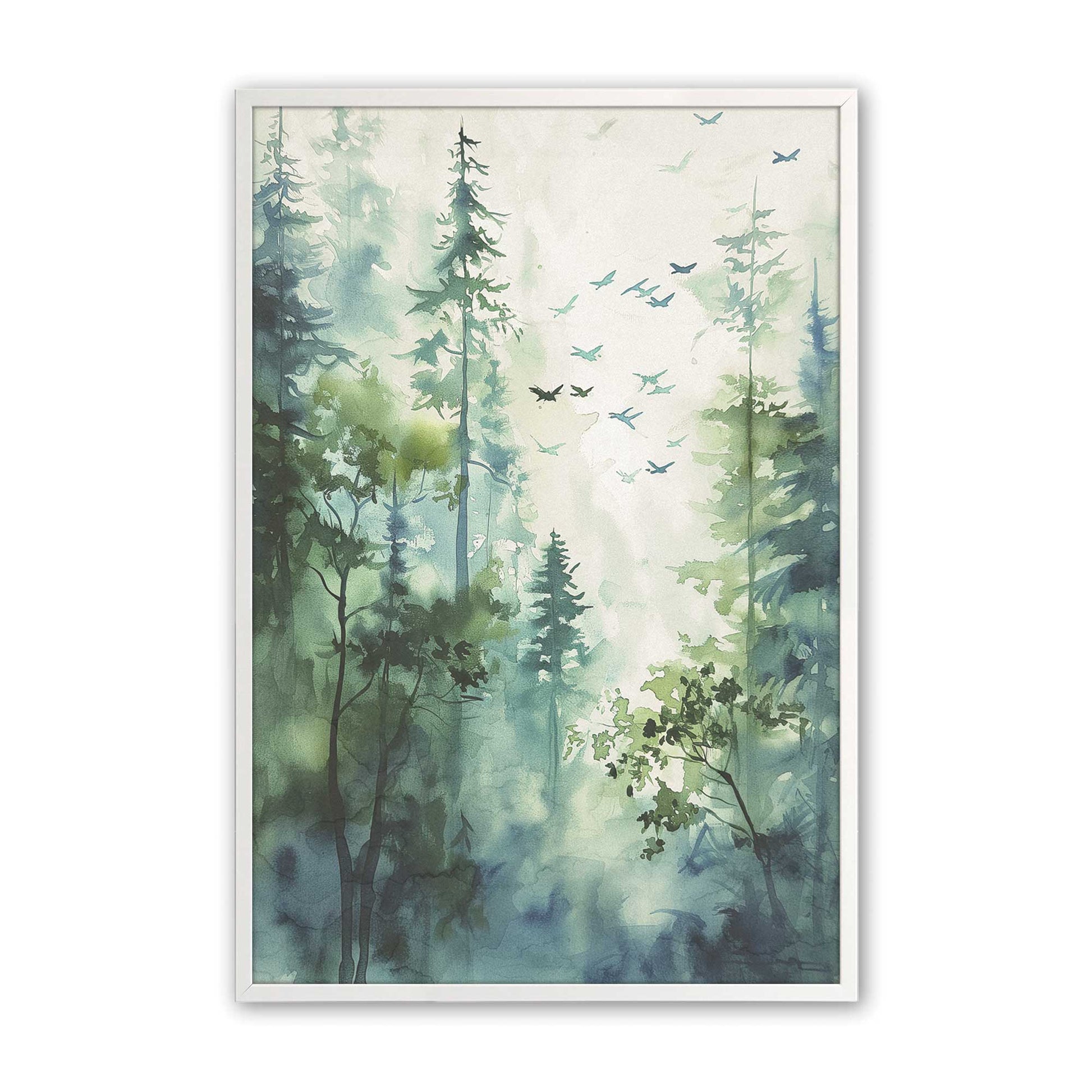 [Color:Opaque White] Picture of art in a Opaque White frame