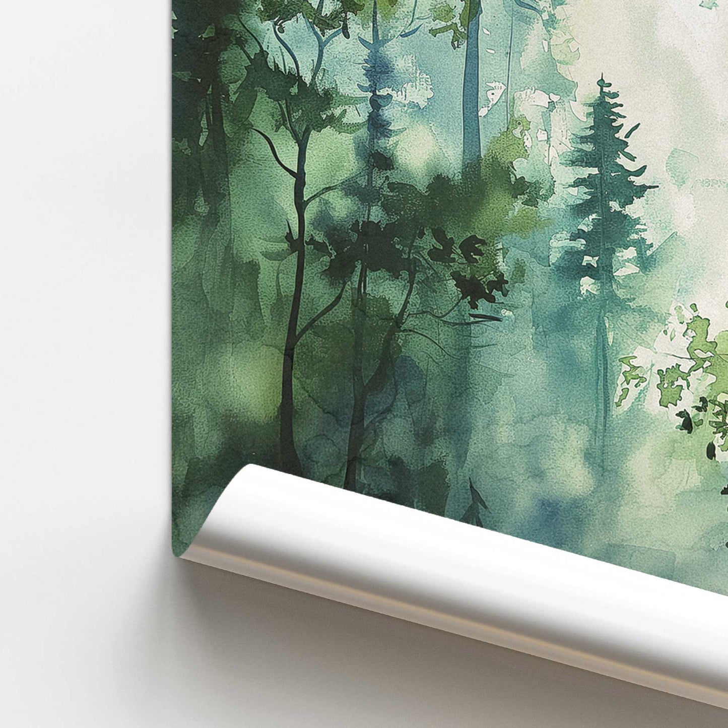 Serene Forest in Flight II Promotional Rolled Print