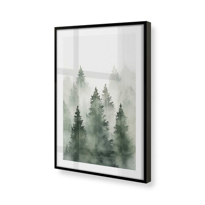 [Color:Satin Black] Picture of art in a Satin Black frame of the corner