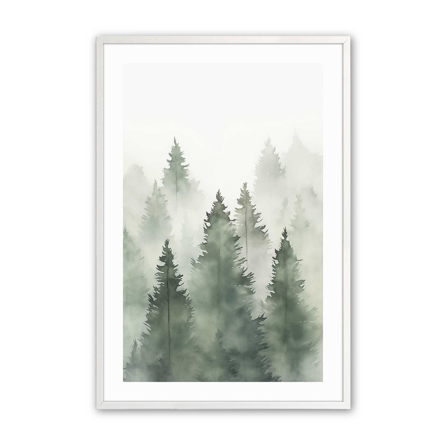 [Color:Opaque White], Picture of art in a Opaque White frame