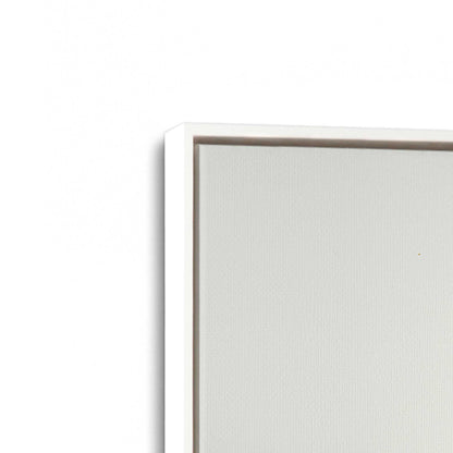 [Color:Opaque White] Picture of art in a White frame at an angle