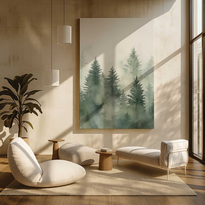 [Color:Stretched Canvas], Picture of art in a room