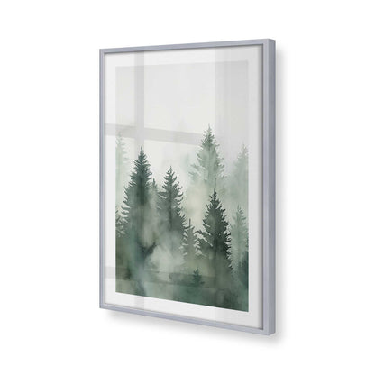 [Color:Polished Chrome] Picture of art in a Polished Chrome frame of the corner