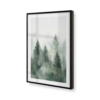 [Color:Satin Black] Picture of art in a Satin Black frame of the corner