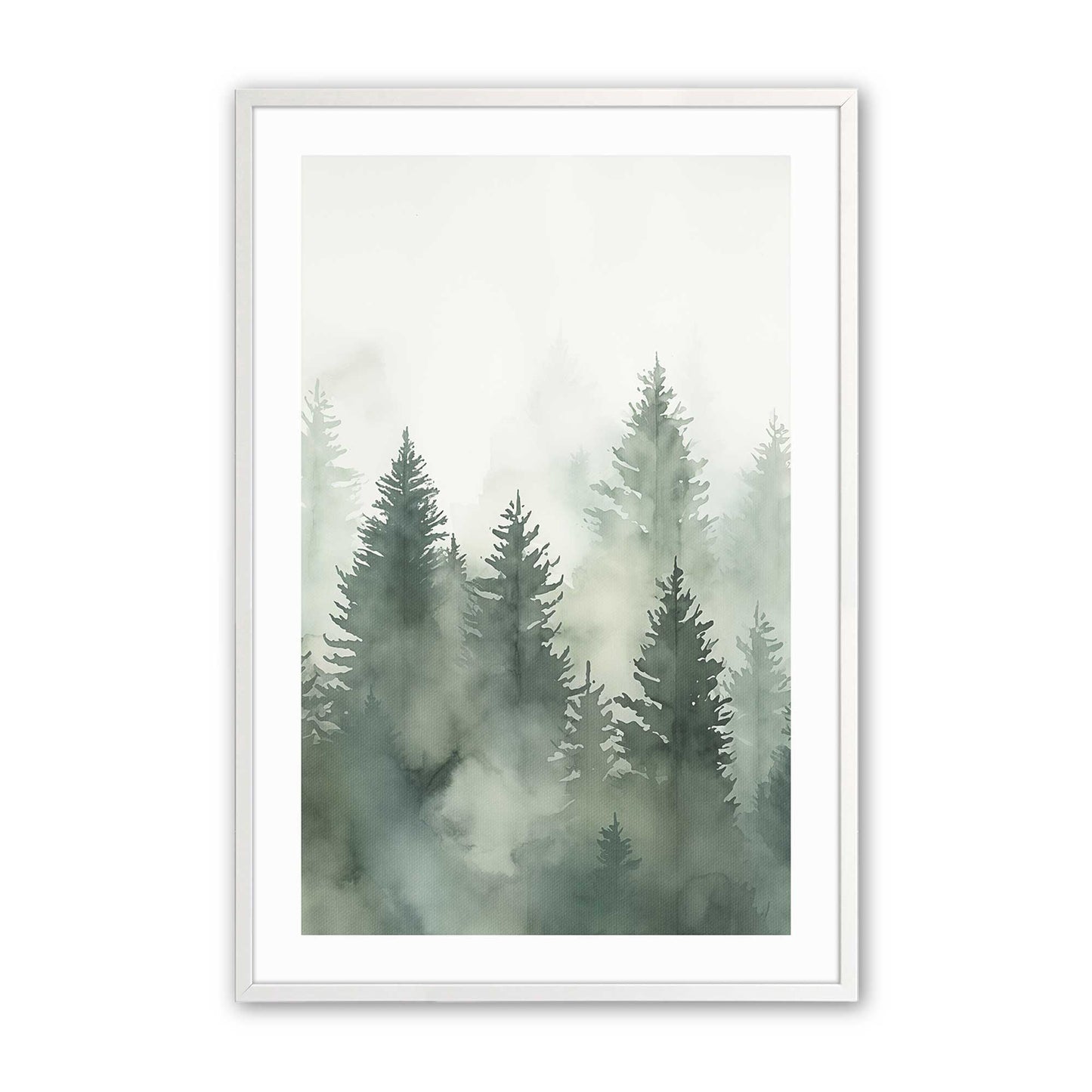 [Color:Opaque White], Picture of art in a Opaque White frame