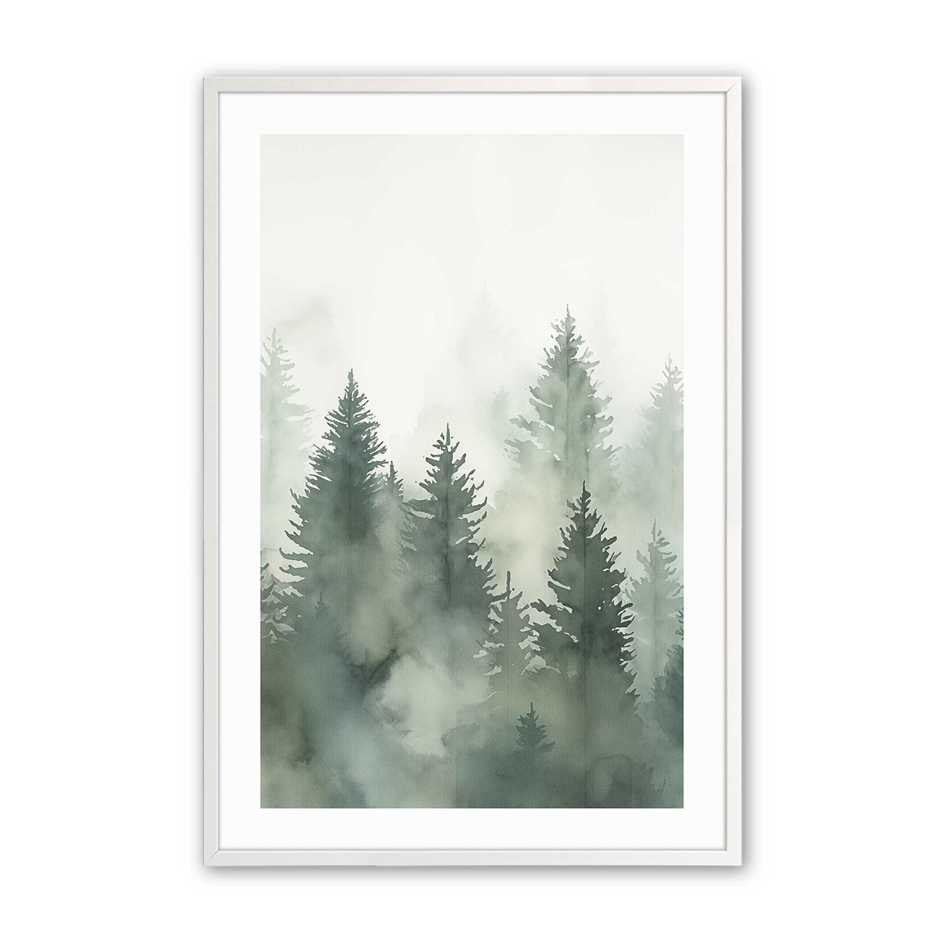 [Color:Opaque White], Picture of art in a Opaque White frame