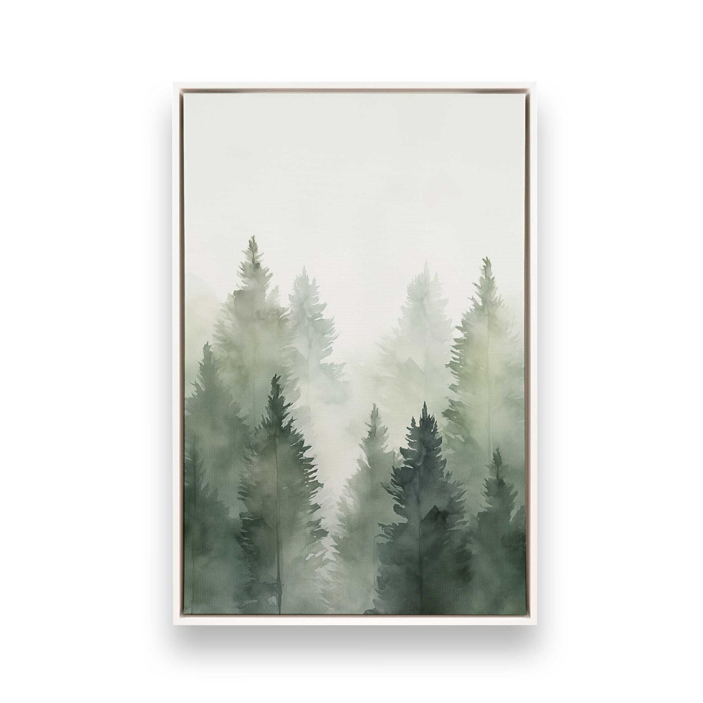 [Color:Opaque White] Picture of art in a White frame