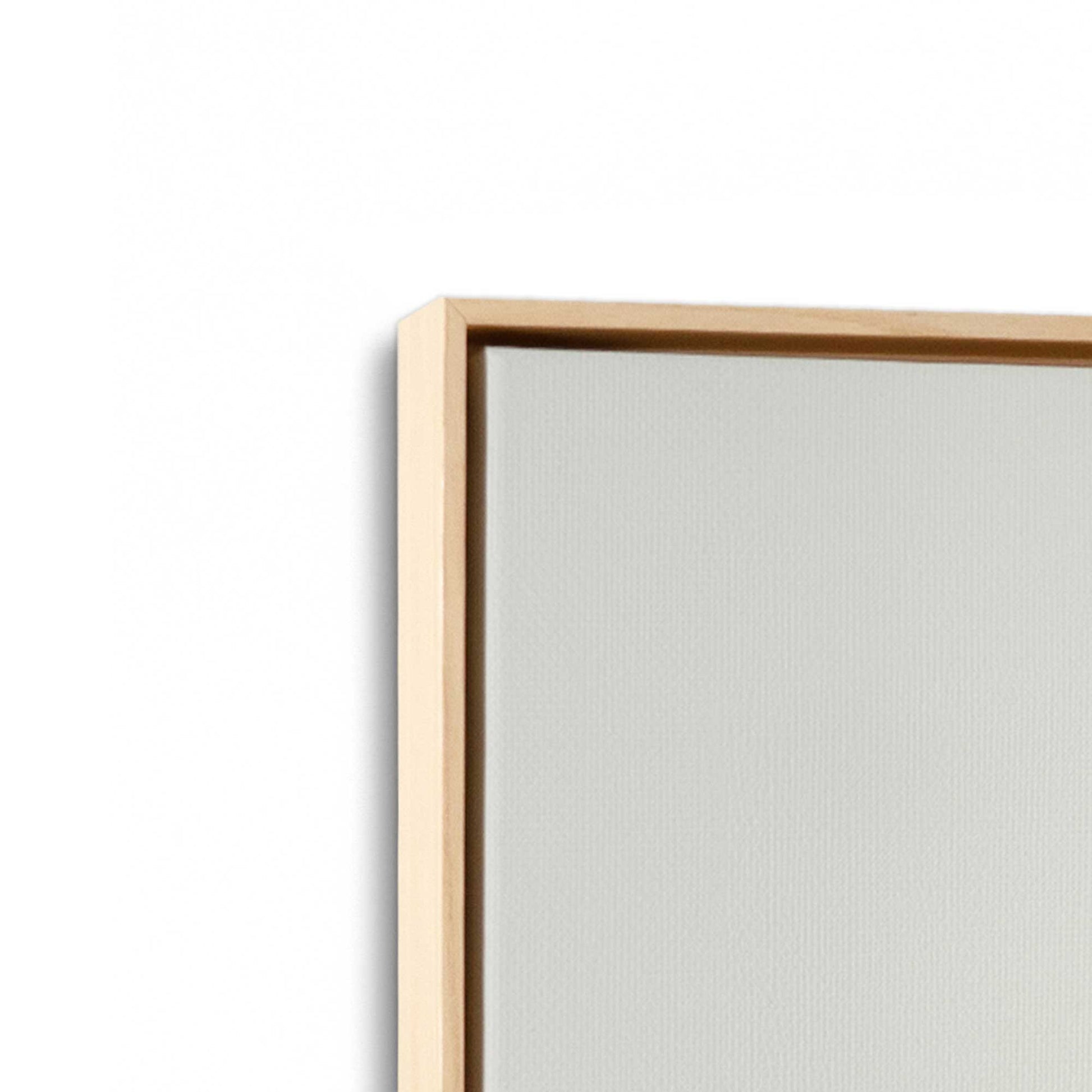 [Color:American Maple] Picture of art in a American Maple frame at an angle