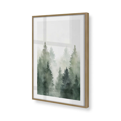 [Color:Brushed Gold] Picture of art in a Brushed Gold frame of the corner