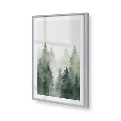 [Color:Polished Chrome] Picture of art in a Polished Chrome frame of the corner