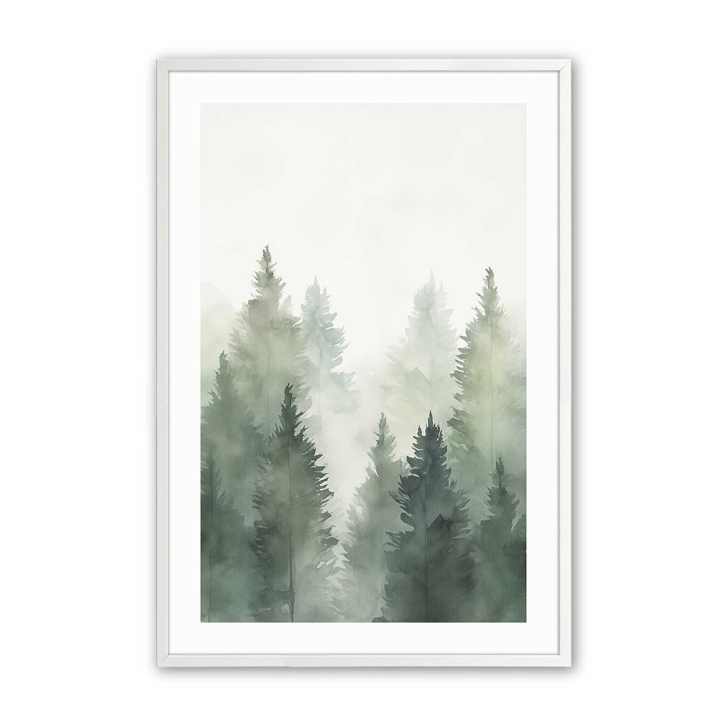 [Color:Opaque White], Picture of art in a Opaque White frame