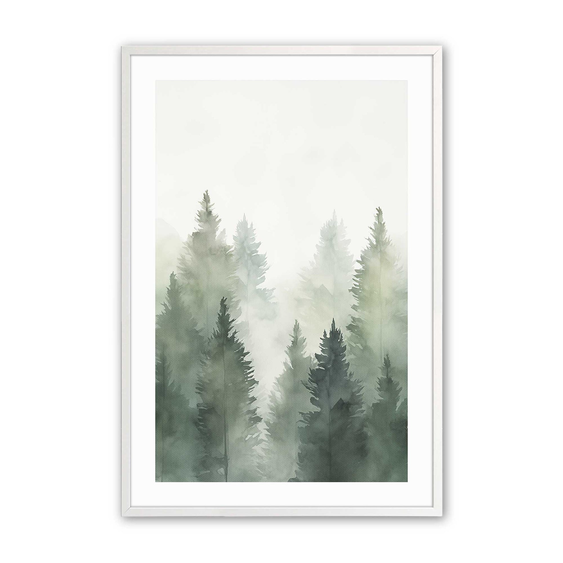 [Color:Opaque White], Picture of art in a Opaque White frame