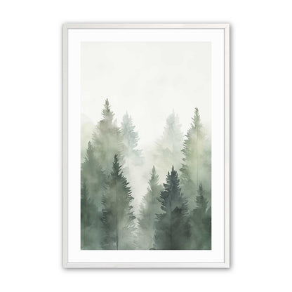 [Color:Opaque White], Picture of art in a Opaque White frame