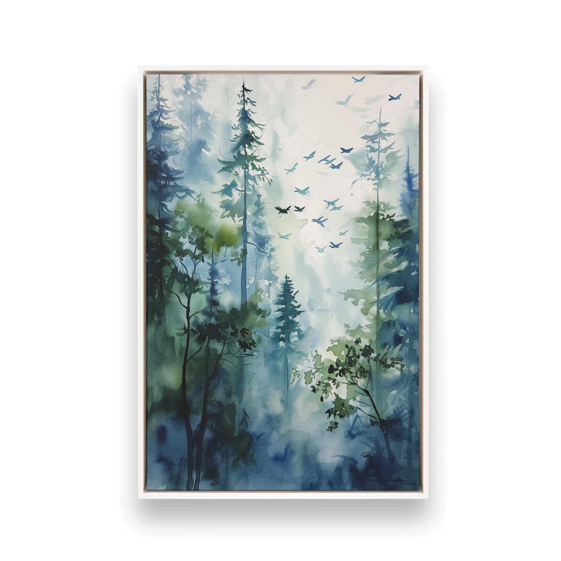 [Color:Opaque White] Picture of art in a White frame