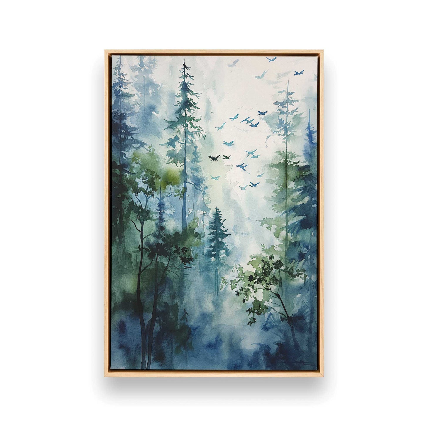 [Color:American Maple] Picture of art in a American Maple frame