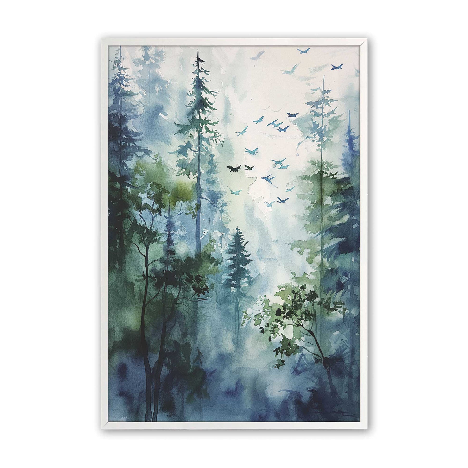 [Color:Opaque White] Picture of art in a Opaque White frame