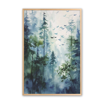 [Color:Raw Maple] Picture of art in a Raw Maple frame