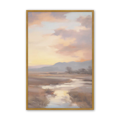 [Color:Polished Gold] Picture of art in a Polished Gold frame